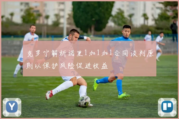克罗宁解析诺里1加1加1合同谈判原则以保护风险促进收益